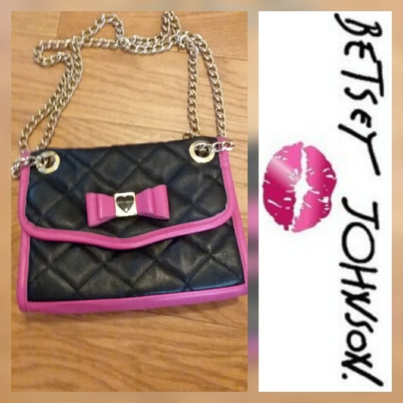 Betsey Johnson Handbags - Quilted Convertible Crossbody- Betsey Johnson